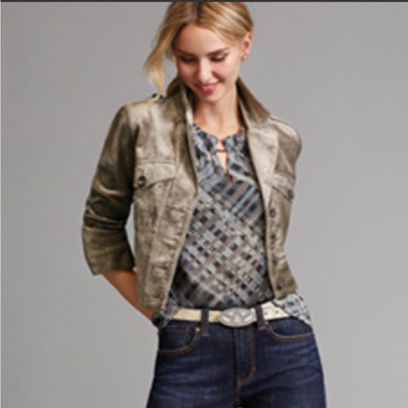 Cabi Graph Blouse  Ruffle Collar Sleeveless Blouse Size Small - Picture 4 of 14